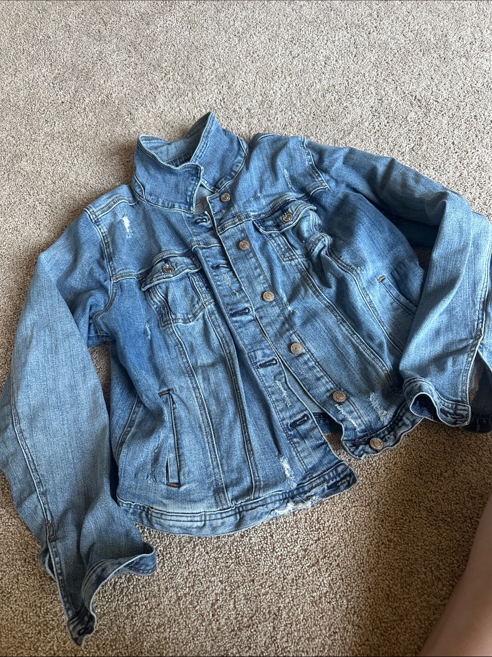 Maurices Light Blue Denim Jean Jacket